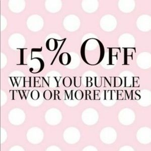 15% off 2 or more items!